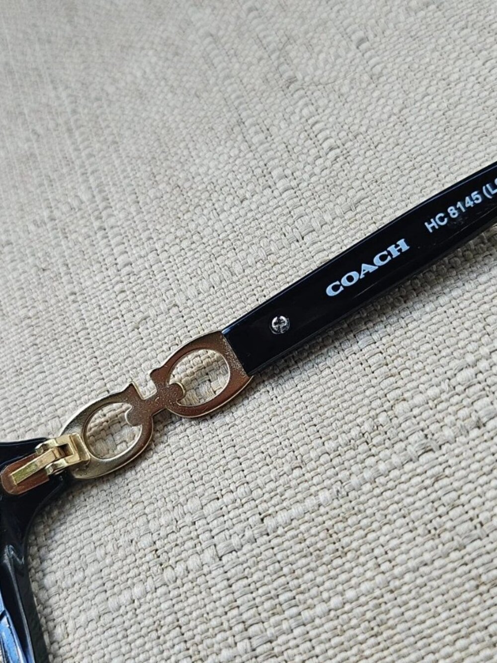 Coach Women Eyeglasses Frame Black Big Face Eyewear HC8145 L948 Glasses Frame - Picture 11 of 12
